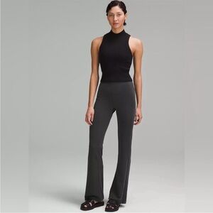 Lululemon Brushed Softstreme Ribbed Zip-Flared Pant 32.5"